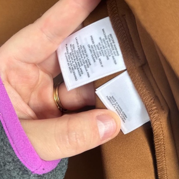 NINEWEST | Women’s Large long open-front blazer terracotta brown - Picture 5 of 5